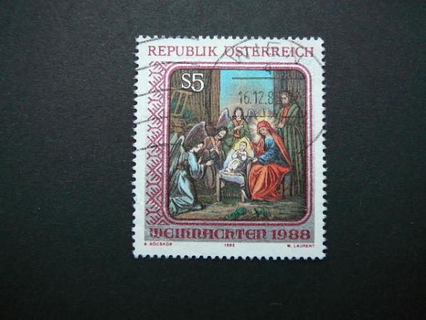 Austrija 1988 1943 Sventos Kaledos antsp. #