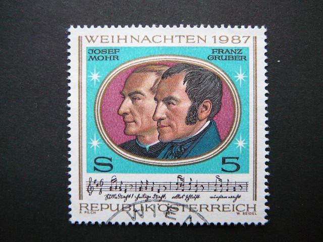 Austrija 1987 1908 Sventos Kaledos Muzika antsp. #