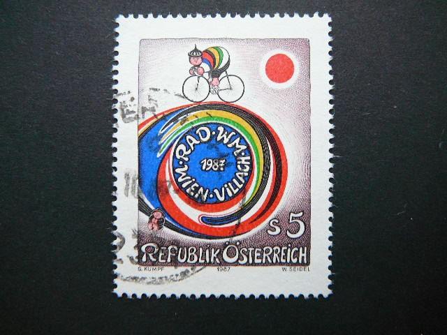 Austrija 1987 1897 Plakatas antsp. #