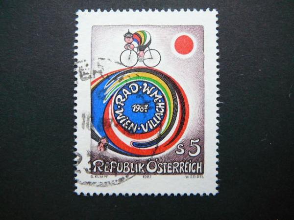 Austrija 1987 1897 Plakatas antsp. #