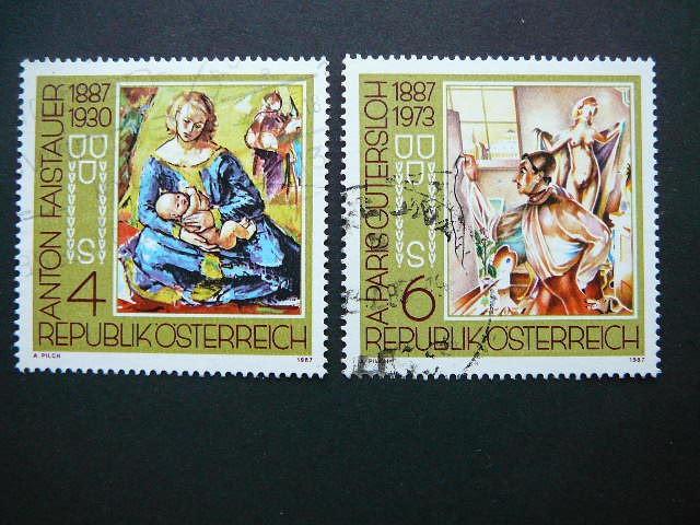 Austrija 1987 1874/5 Daile antsp. #