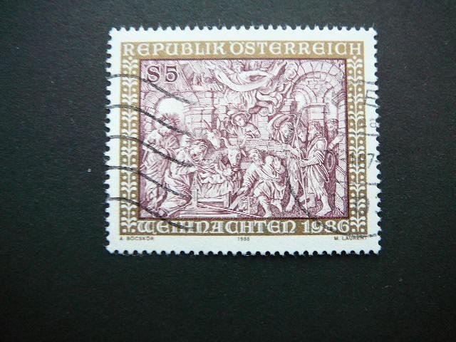 Austrija 1986 1870 Sventos Kaledos antsp. #