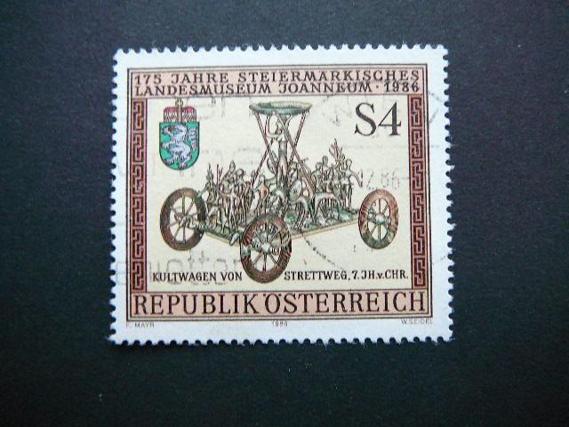 Austrija 1986 1868 Automobiliai antsp. #
