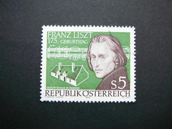 Austrija 1986 1866 Kompozitorius Muzika antsp. #