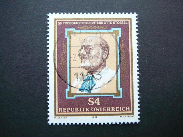 Austrija 1986 1860 Poetas Rasytojas antsp. #