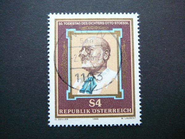 Austrija 1986 1860 Poetas Rasytojas antsp. #