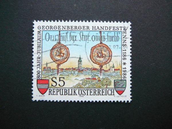 Austrija 1986 1855 Miestas Antspaudas antsp. #