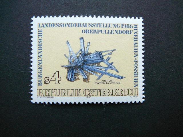 Austrija 1986 1850 Mineralai Fosilijos svarus #