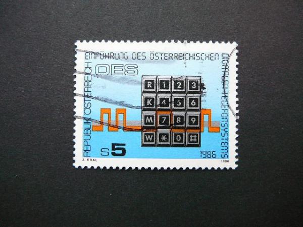 Austrija 1986 1838 Telefonas antsp. #