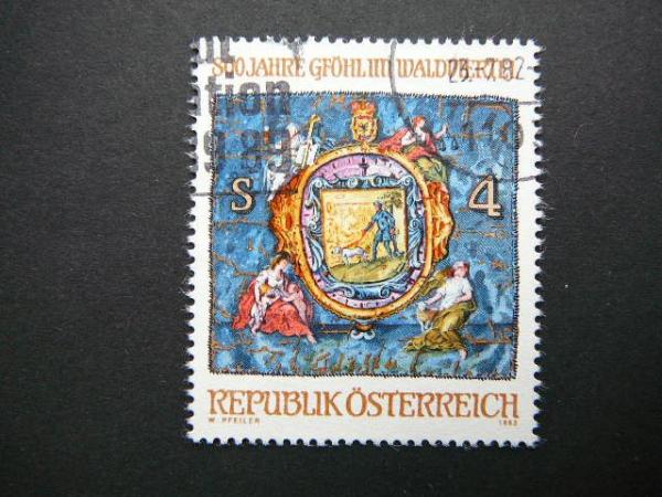 Austrija 1982 1706 Savivaldybės herbas antsp. #
