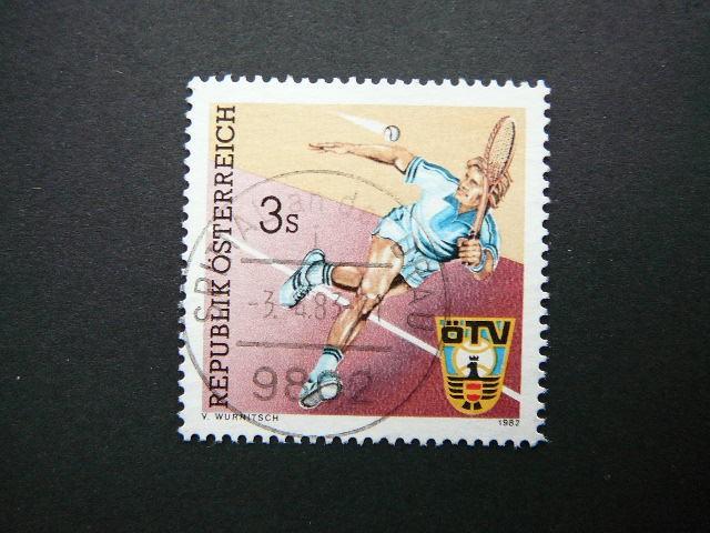 Austrija 1982 1707 Tenisas Sportas antsp. #