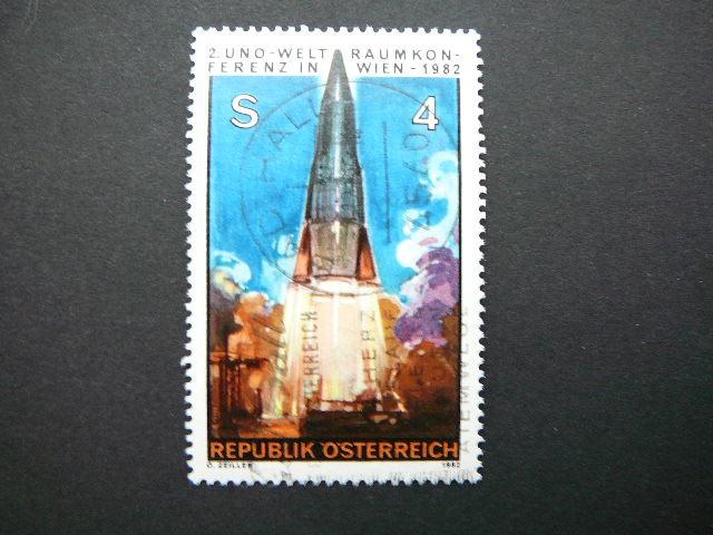 Austrija 1982 1715 Kosmosas antsp. #