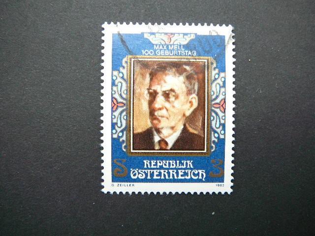 Austrija 1982 1723 Poetas antsp. #