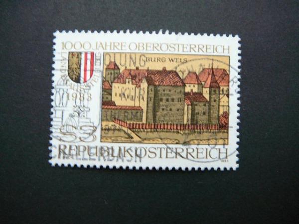 Austrija 1983 1736 Architektura Herbas antsp. #