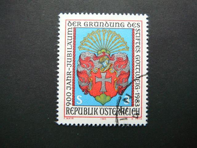 Austrija 1983 1737 Vienuolyno herbas antsp. #