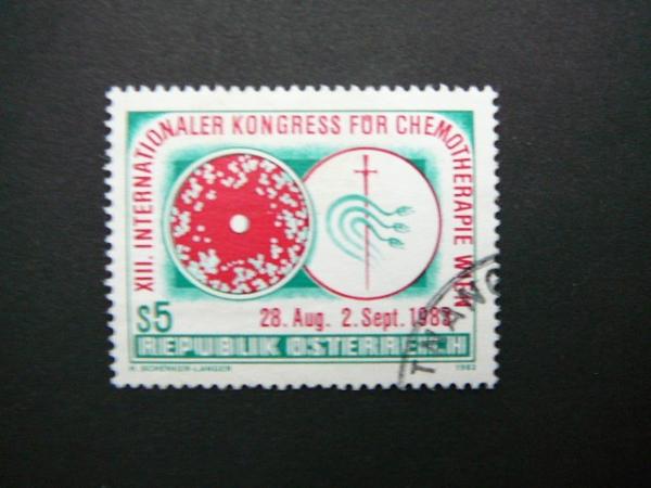 Austrija 1983 1748 Medicina Penicilinas antsp. #