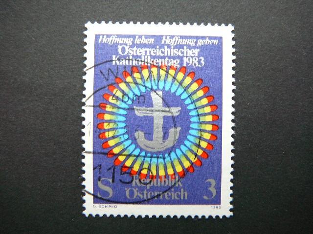 Austrija 1983 1751 Katalikai Emblema antsp. #