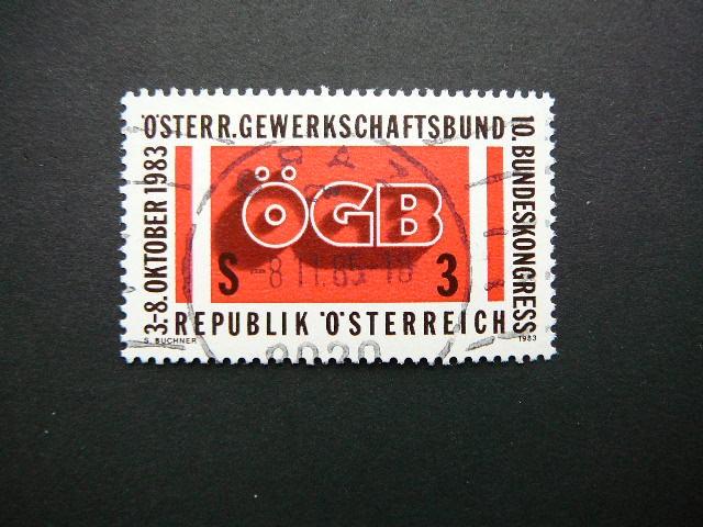 Austrija 1983 1754 Emblema OGB antsp. #