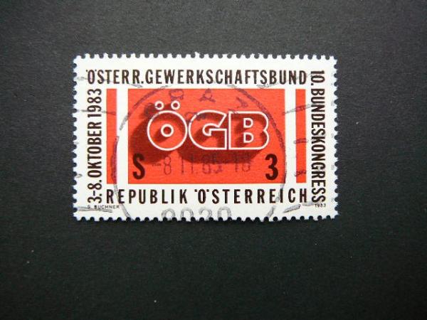 Austrija 1983 1754 Emblema OGB antsp. #