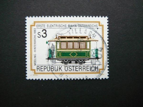 Austrija 1983 1757 El. vagonas antsp. #