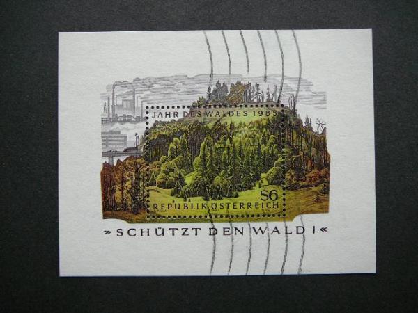 Austrija 1985 1819 Miskas Blk7 antsp. #