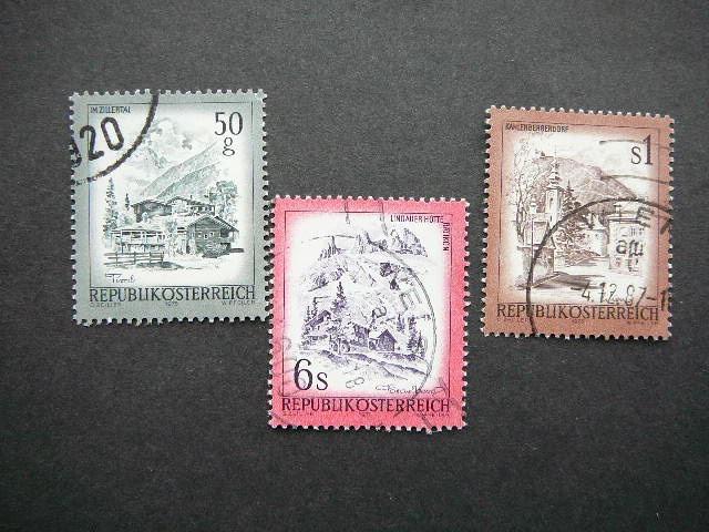 Austrija 1975 1475/7 Vaizdai Kalnai antsp. #