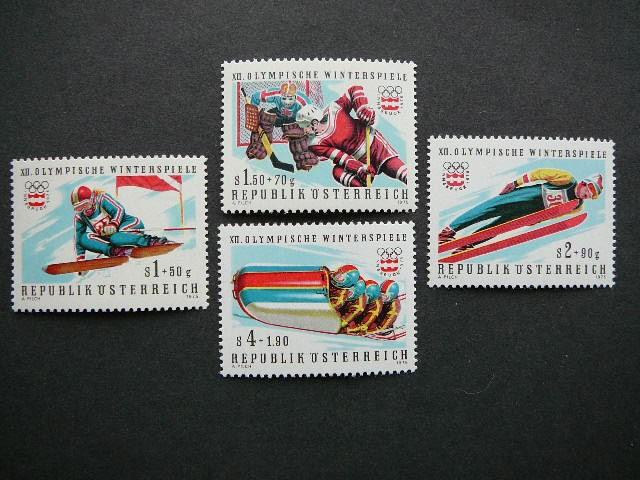 Austrija 1975 1479/2 Olimpines ziemos svarus #