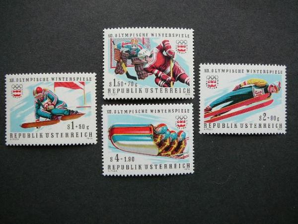 Austrija 1975 1479/2 Olimpines ziemos svarus #