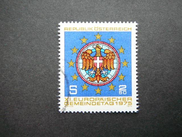 Austrija 1975 1484 Vitrazas Rotuse antsp. #