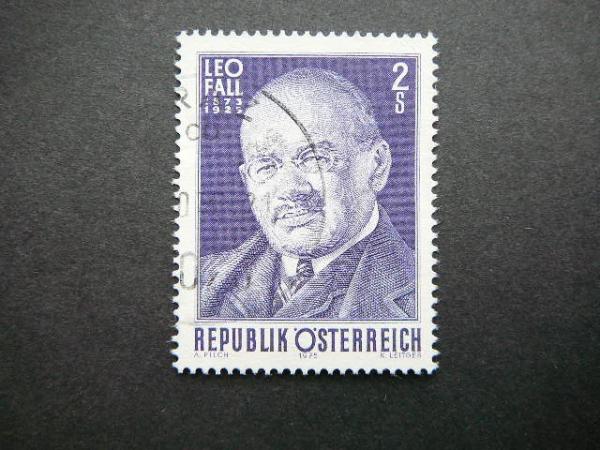 Austrija 1975 1492 Kompozitorius Muzika antsp. #