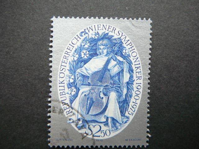 Austrija 1975 1496 Muzikantas Muzika antsp. #