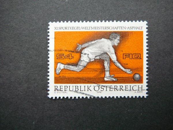 Austrija 1976 1513 Boulingas antsp. #
