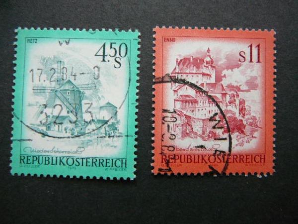 Austrija 1976 1519/0 Malunas Architektura antsp. #