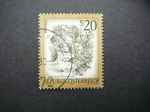 Austrija 1977 1565 Upe Tiltas antsp. #