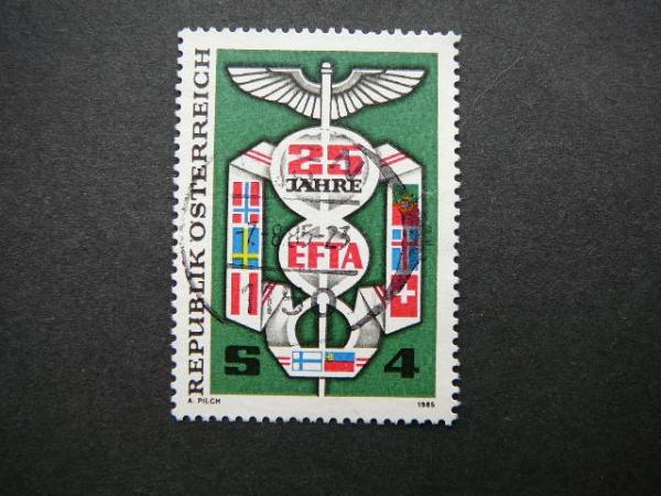 Austrija 1985 1813 Veliavos antsp. #