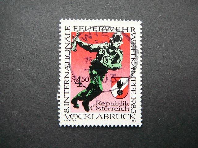 Austrija 1985 1821 Gaisrininkas Emblema antsp. #