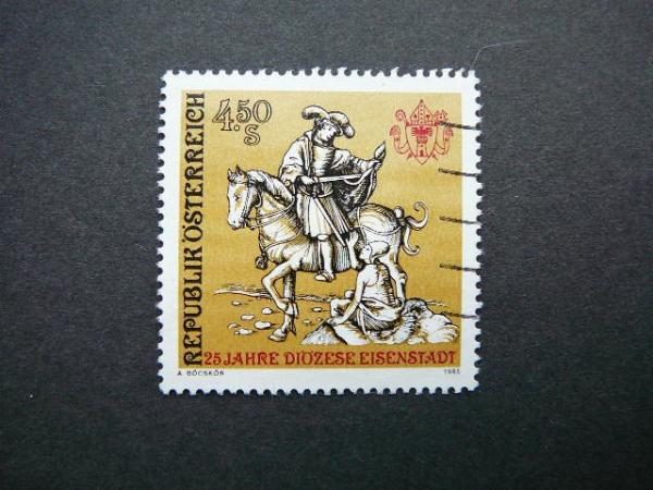 Austrija 1985 1830 Raitelis Arklys antsp. #