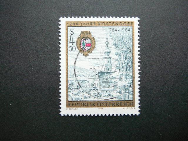 Austrija 1984 1771 Baznycia Emblema antsp. #