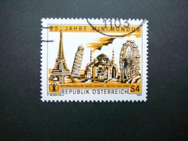 Austrija 1984 1783 Miniatiur. modeliai antsp. #