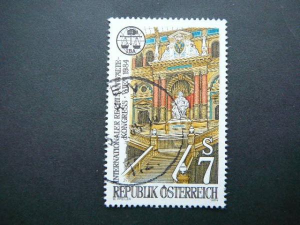 Austrija 1984 1789 Justicija Emblema antsp. #