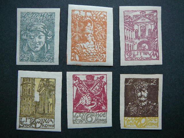 Vidurio Lietuva 1920 014/9B svarus #