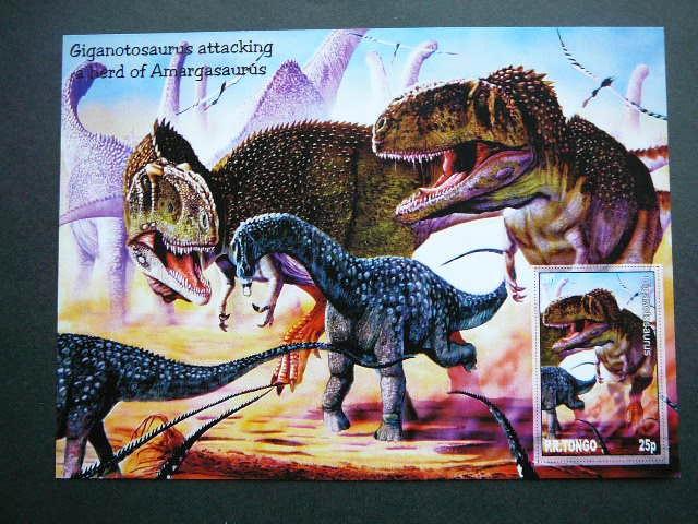 Dinozaurai Tonga 2011 svarus #bd 244