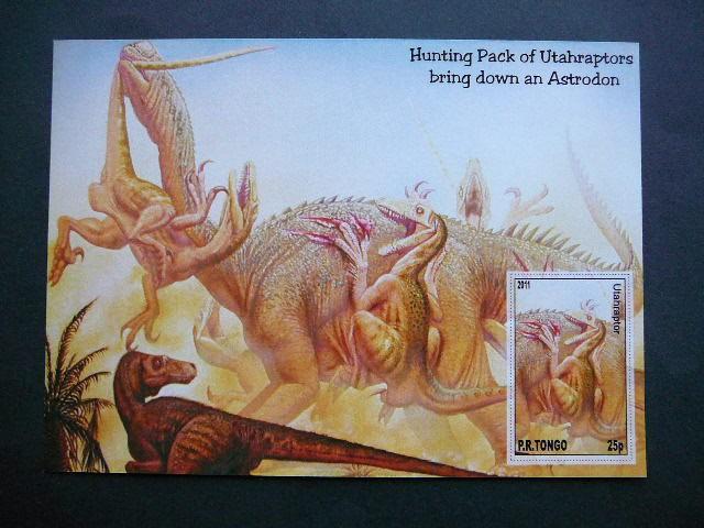 Dinozaurai Tonga 2011 svarus #bd 245