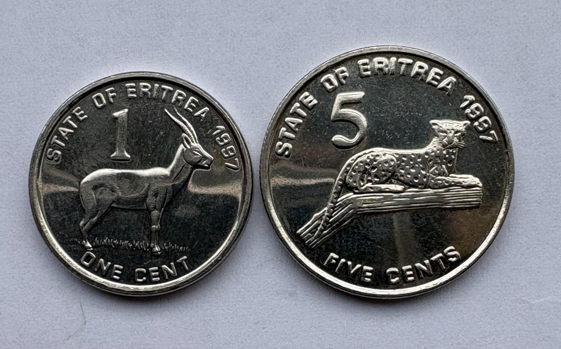 Eritrėja 1-5 c 1997