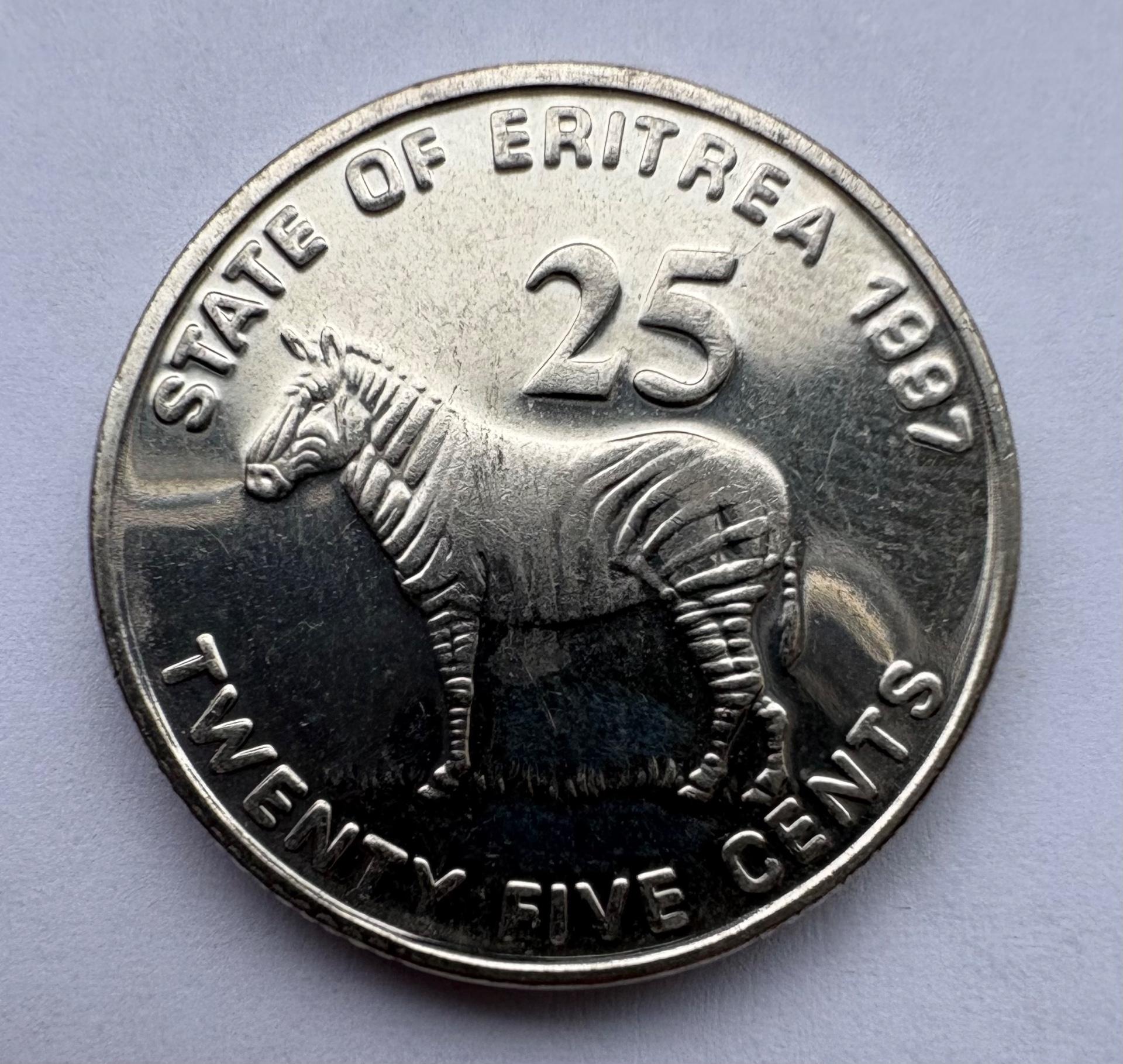 Eritrėja 25 c 1997