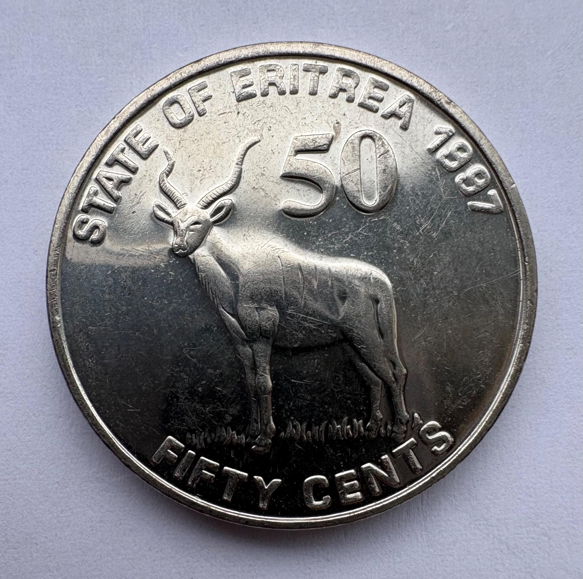 Eritrėja 50 c 1997