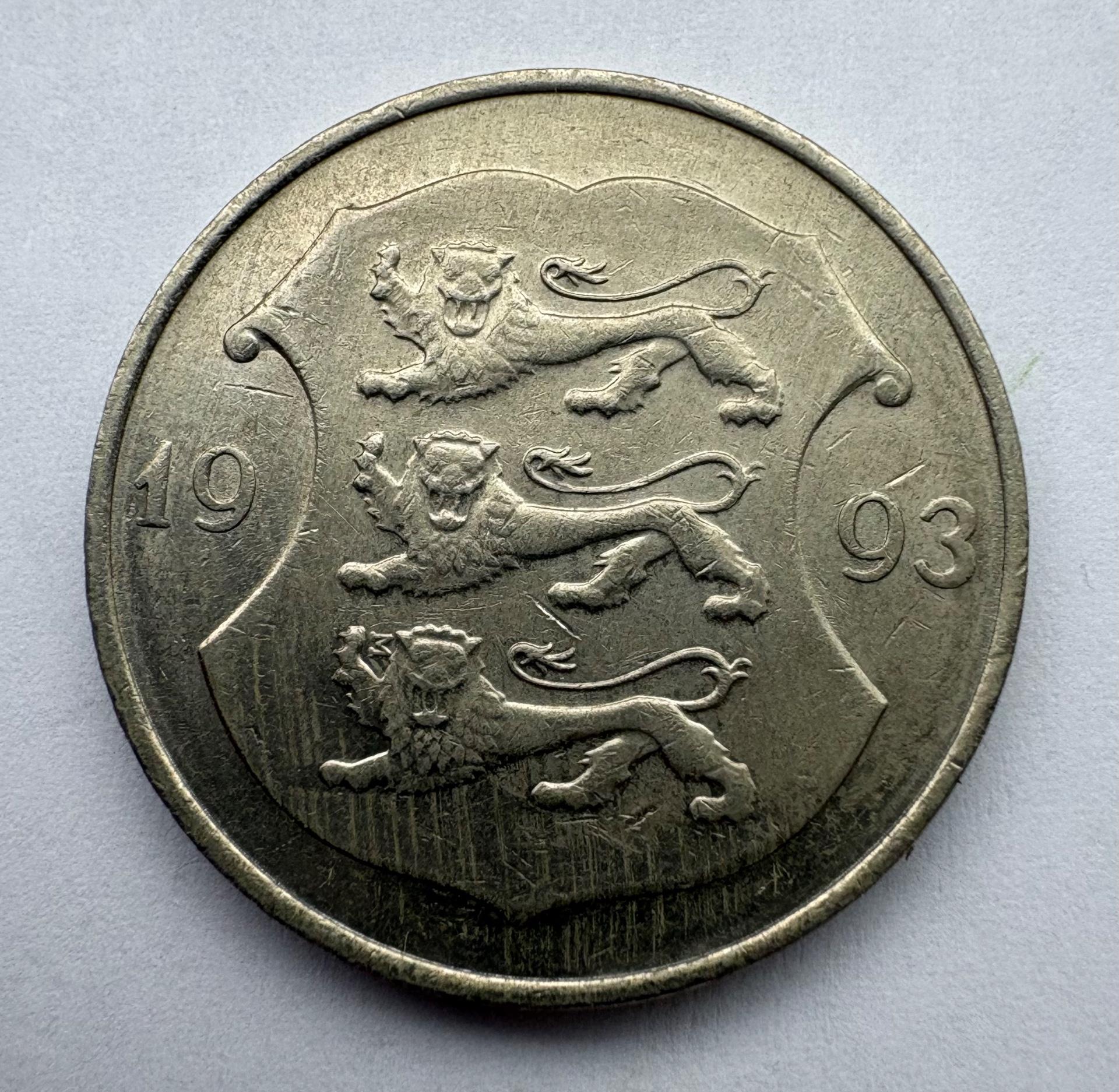 Estija 1 kroną 1993