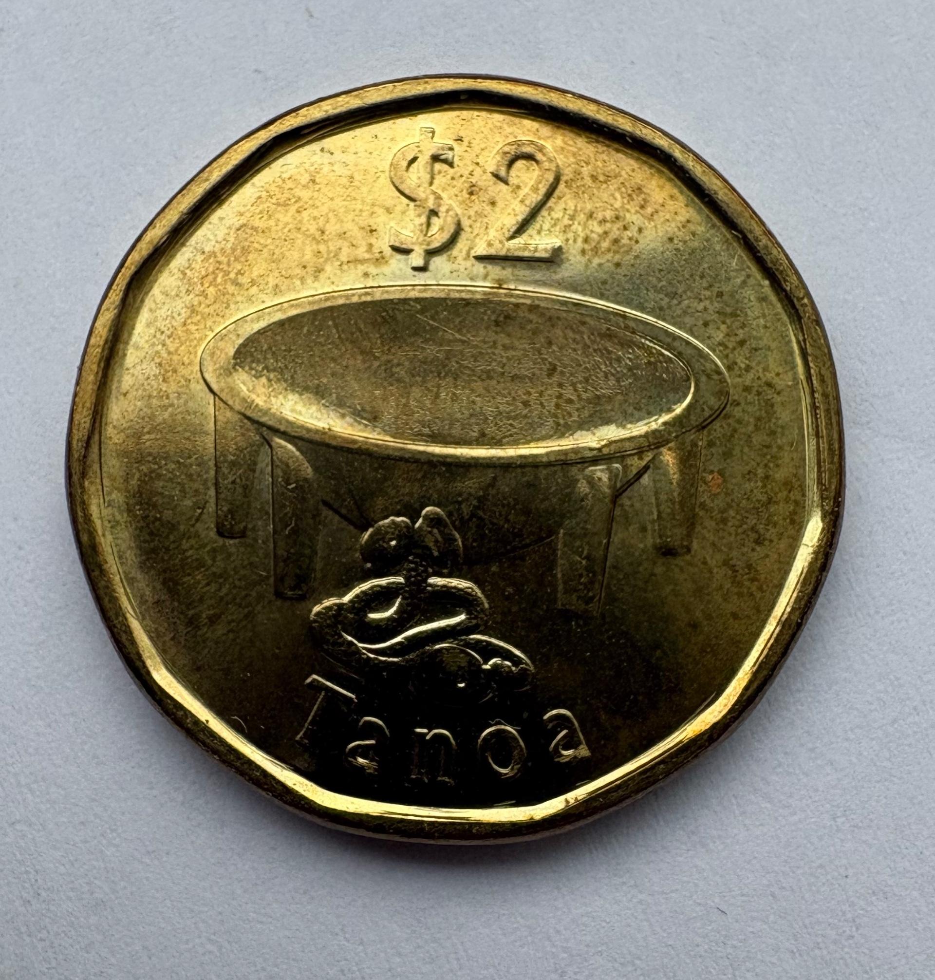 Fidžis 2 doleriai 2012