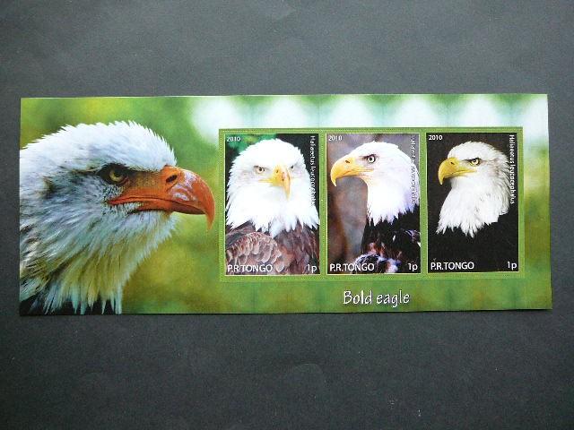 Ereliai Pauksciai Tonga 2010 svarus #025bd 