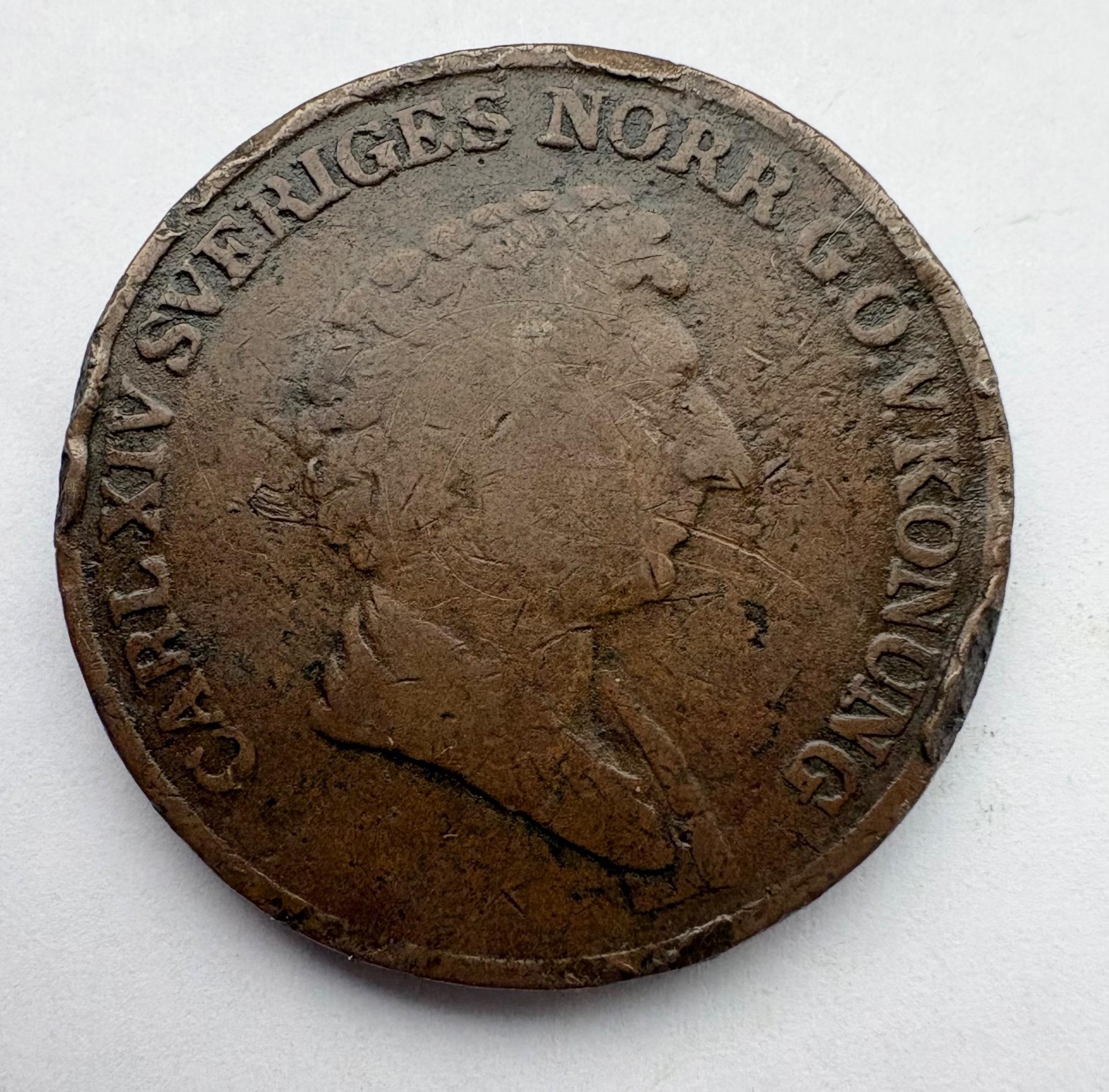 Švedija 1 skilling 1836